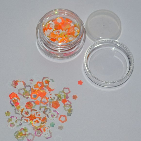 4/$20 SET OF 3: Extra Fine Glitter & 3D Flowers For Nails, Acrylic, Gels, Crafts - Picture 11 of 15